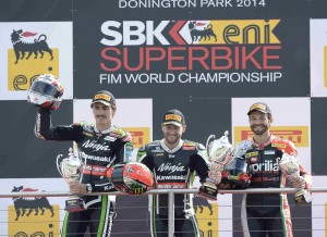 Donington Race 2 podium