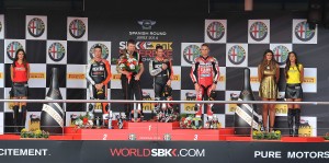 Jerez Race 1 podium